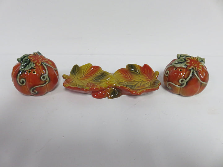 Puimpkin Salt and Pepper Set