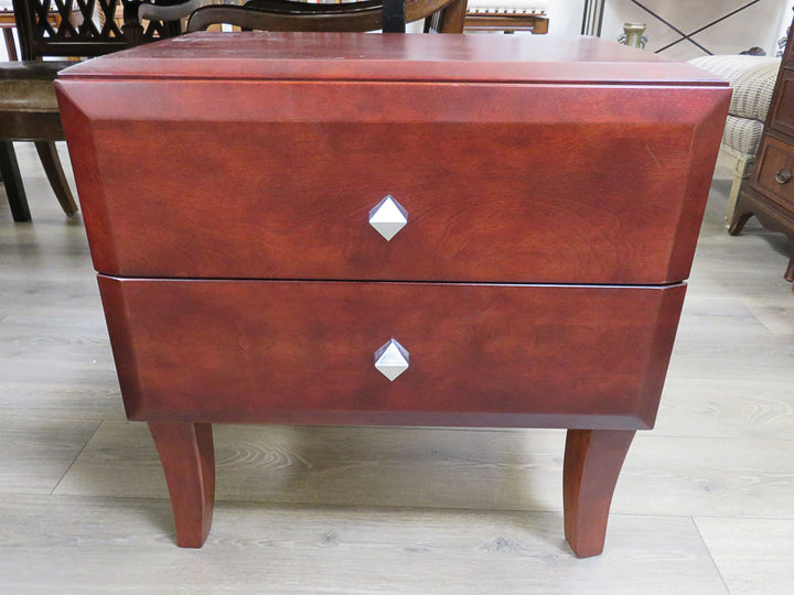 Dark Wood Nightstand