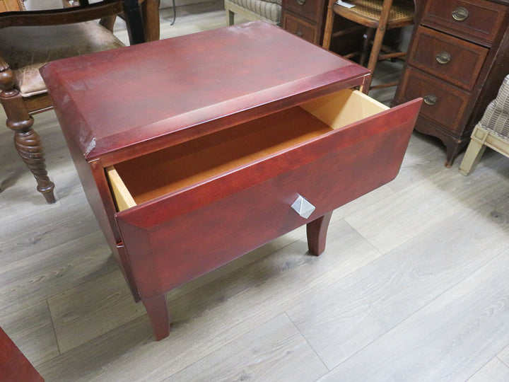 Dark Wood Nightstand