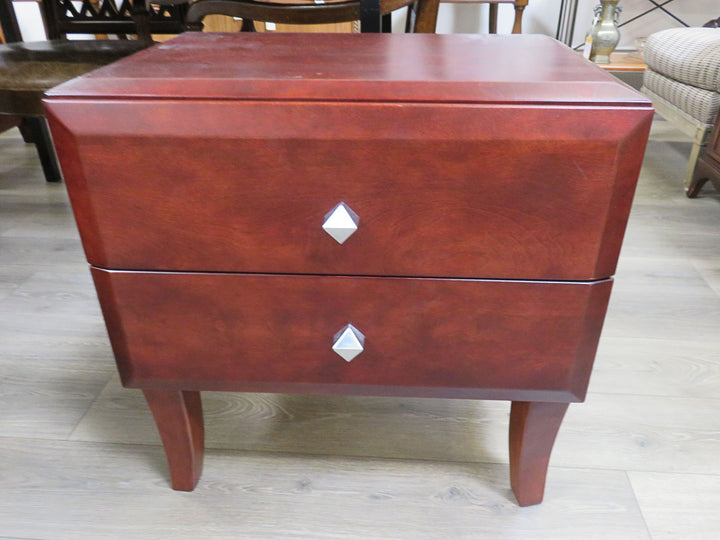 Dark Wood Nightstand