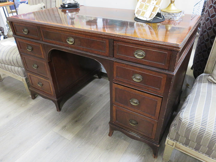 Vintage Berkey & Gay 9-Drawer Desk