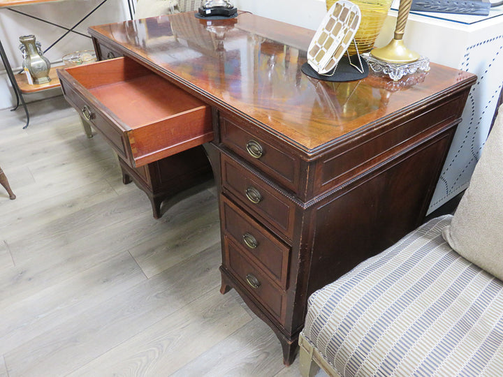 Vintage Berkey & Gay 9-Drawer Desk