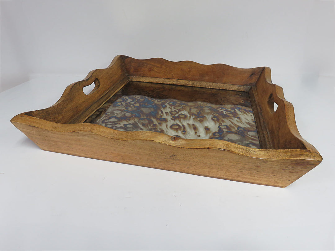Antiqued Mirror Tray