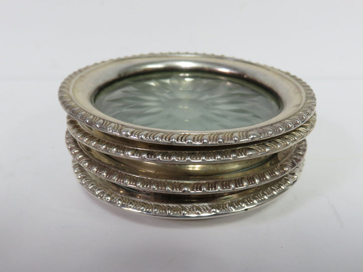 Frank M Whiting Sterling Coasters