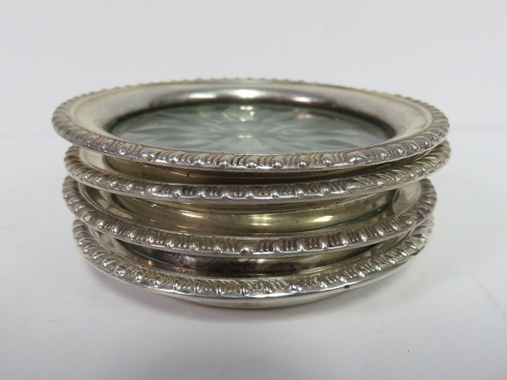 Frank M Whiting Sterling Coasters