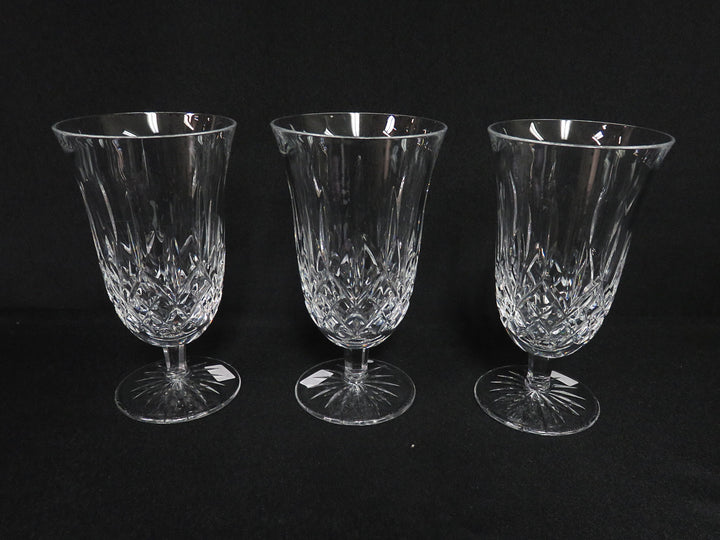 Three Waterford Iced Tea Goblets