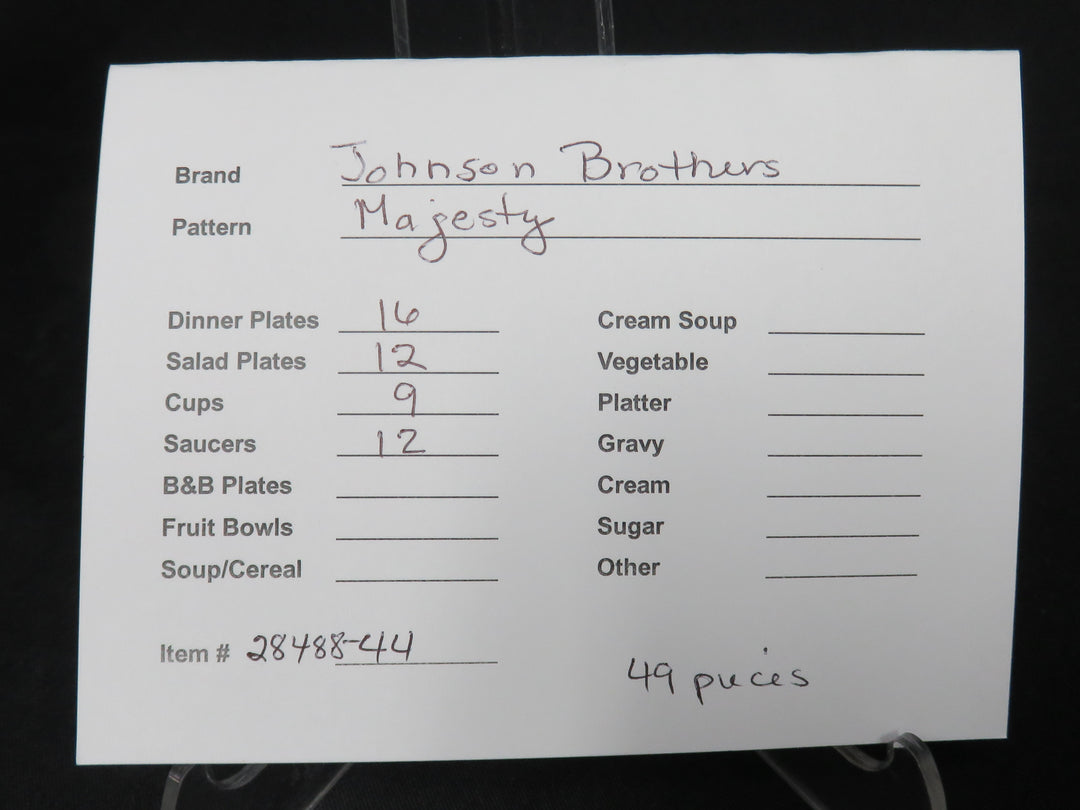 Johnson Bros. Thanksgiving China