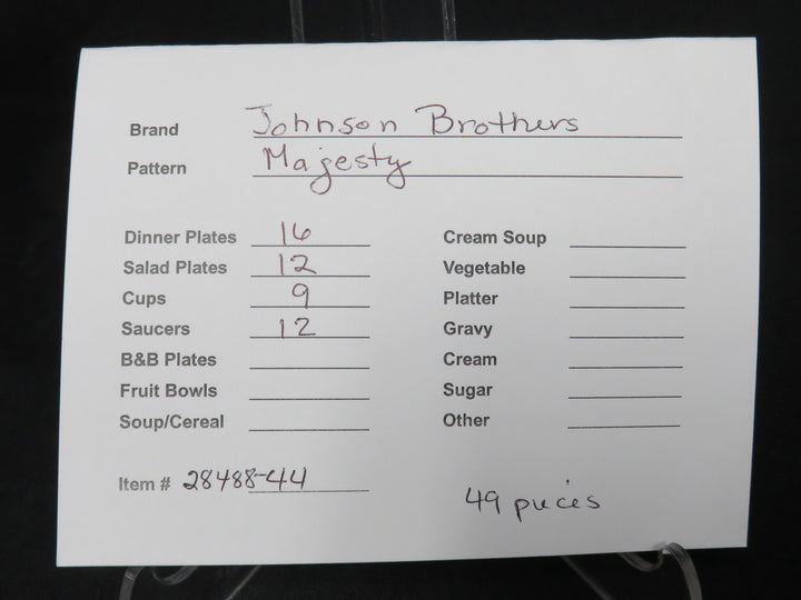 Johnson Bros. Thanksgiving China