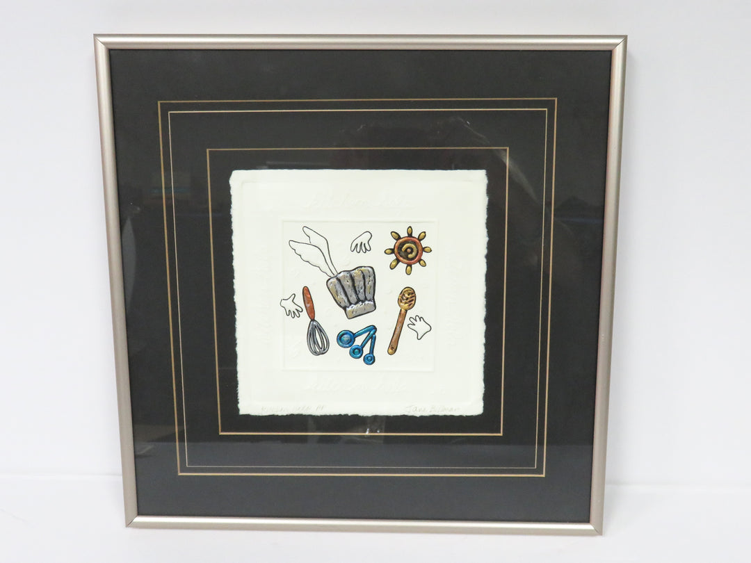 Whimsical Kitchen Utensils Print