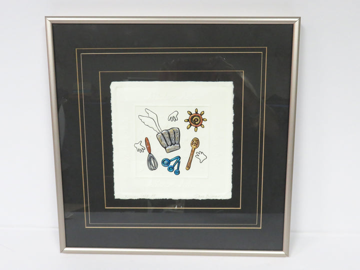 Whimsical Kitchen Utensils Print