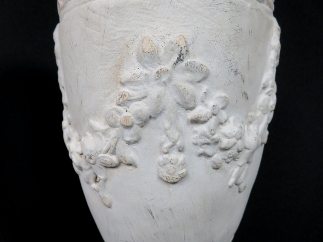Pair of Aged Urns