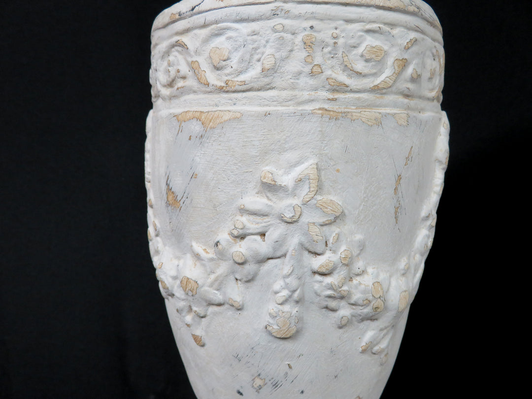 Pair of Aged Urns