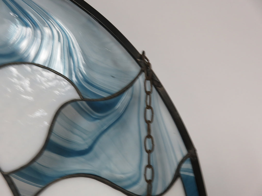 Leaded Glass Smiling Sun