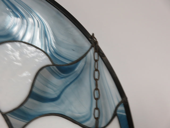 Leaded Glass Smiling Sun
