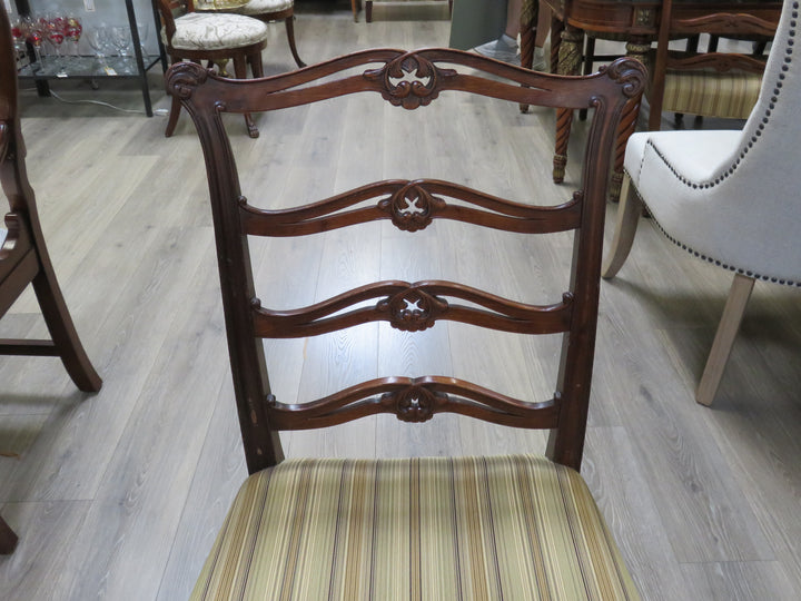 Eight Antique Chippendale Style Dining Chairs