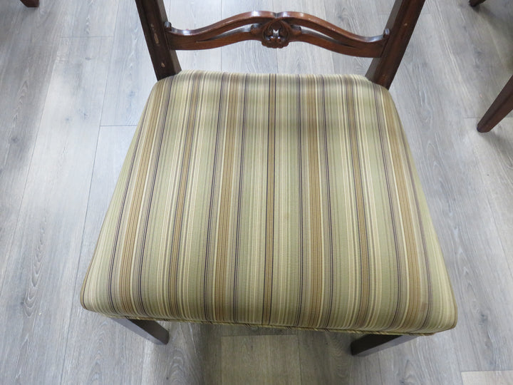 Eight Antique Chippendale Style Dining Chairs