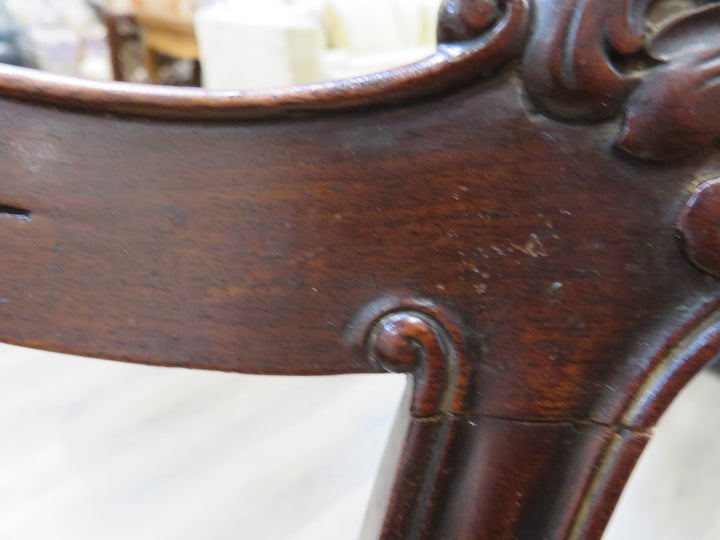 Eight Antique Chippendale Style Dining Chairs