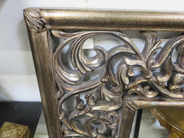 Scrolled Bronze Tone Mirror