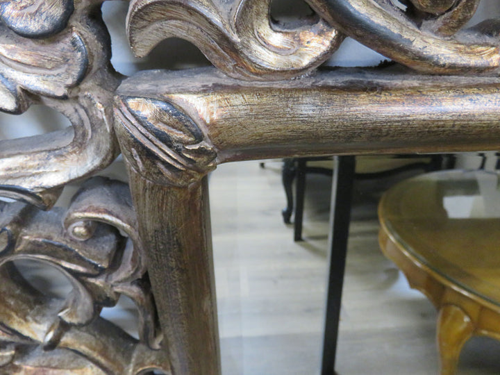 Scrolled Bronze Tone Mirror