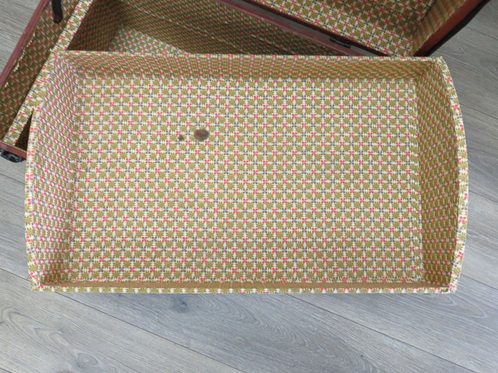 Vintage Red Travel Trunk