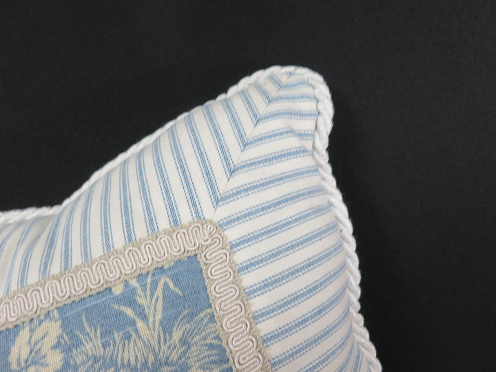 Light Blue Throw Pillow