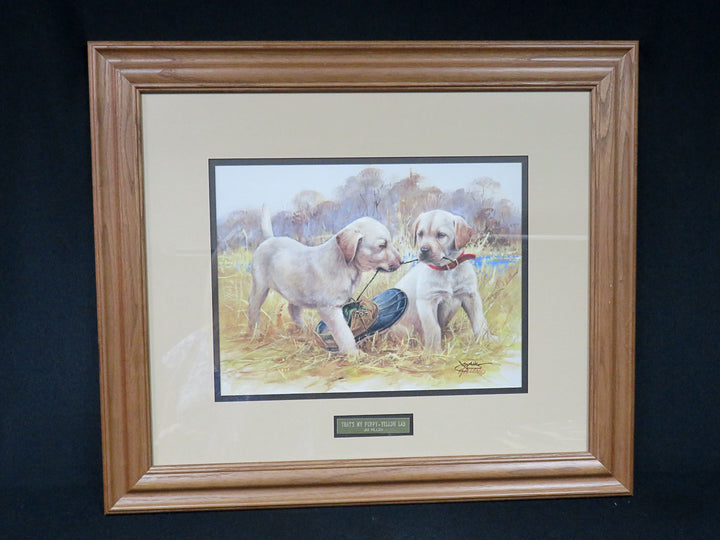 "That's My Puppy- Yellow Lab"  Print