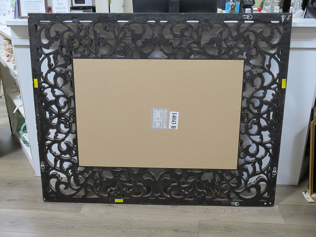 Scrolled Bronze Tone Mirror
