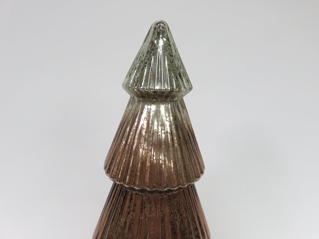 Mercury Glass Lighted Tree