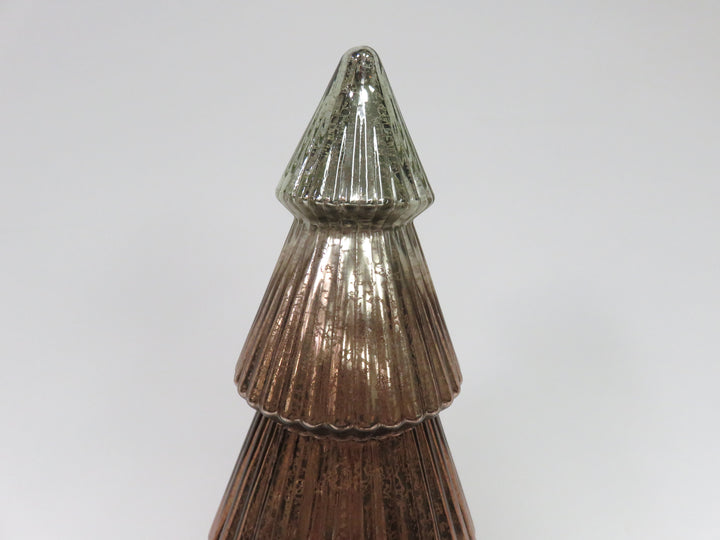 Mercury Glass Lighted Tree