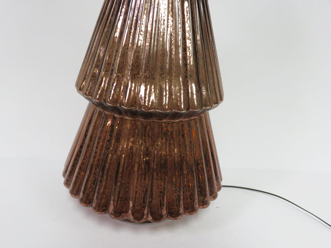 Mercury Glass Lighted Tree