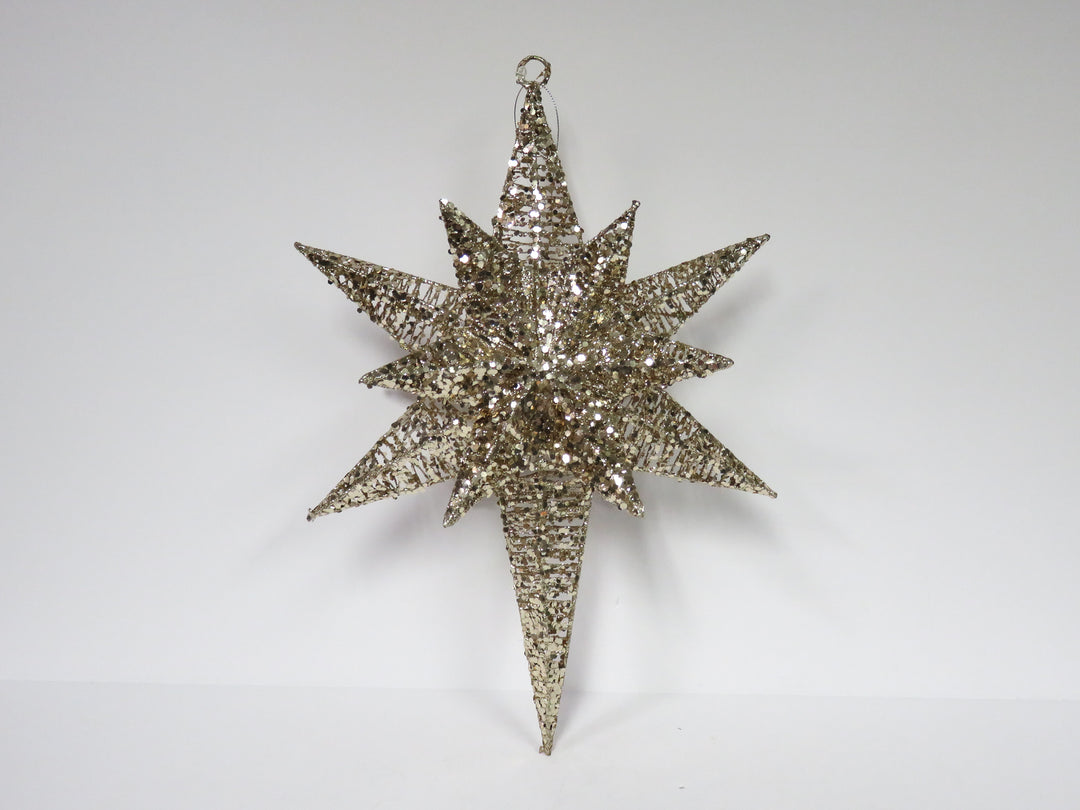 Gold Glitter Star