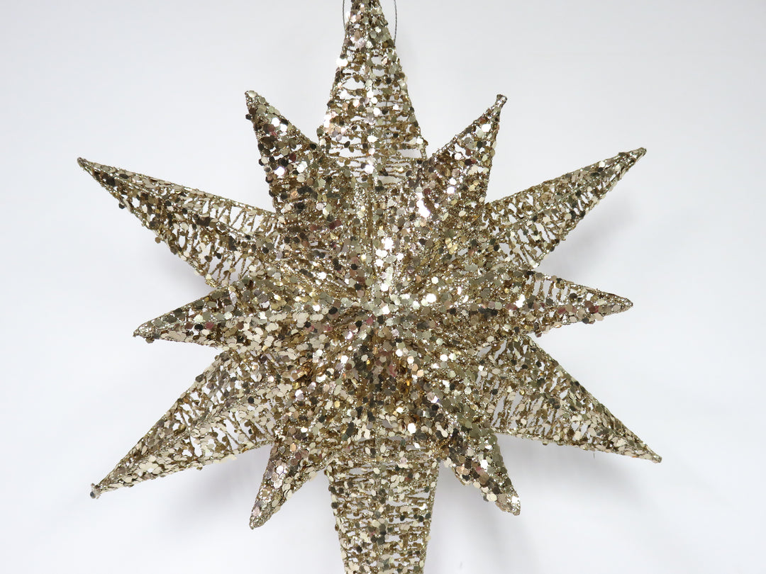 Gold Glitter Star
