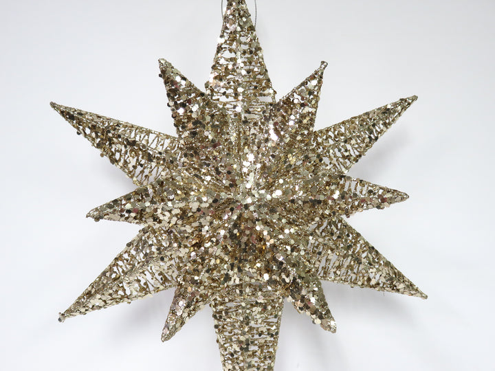 Gold Glitter Star
