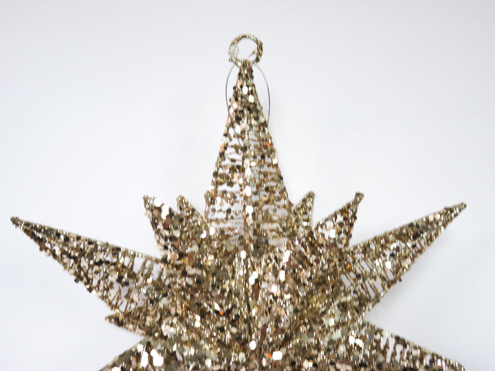 Gold Glitter Star