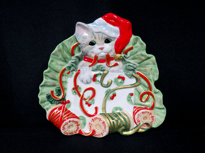 Fitz & Floyd "Kitty Kringle" Plate