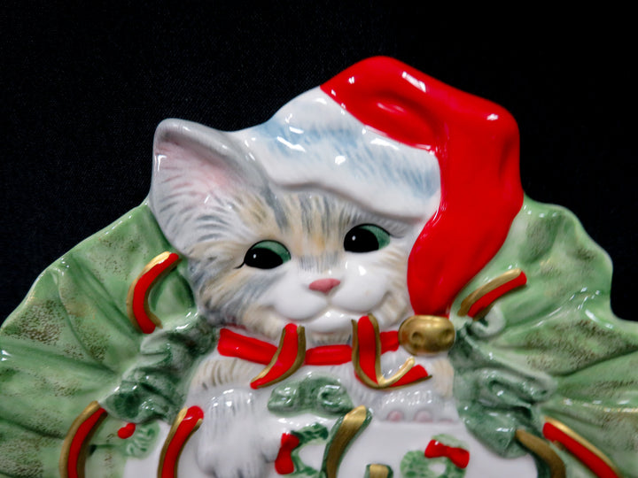 Fitz & Floyd "Kitty Kringle" Plate