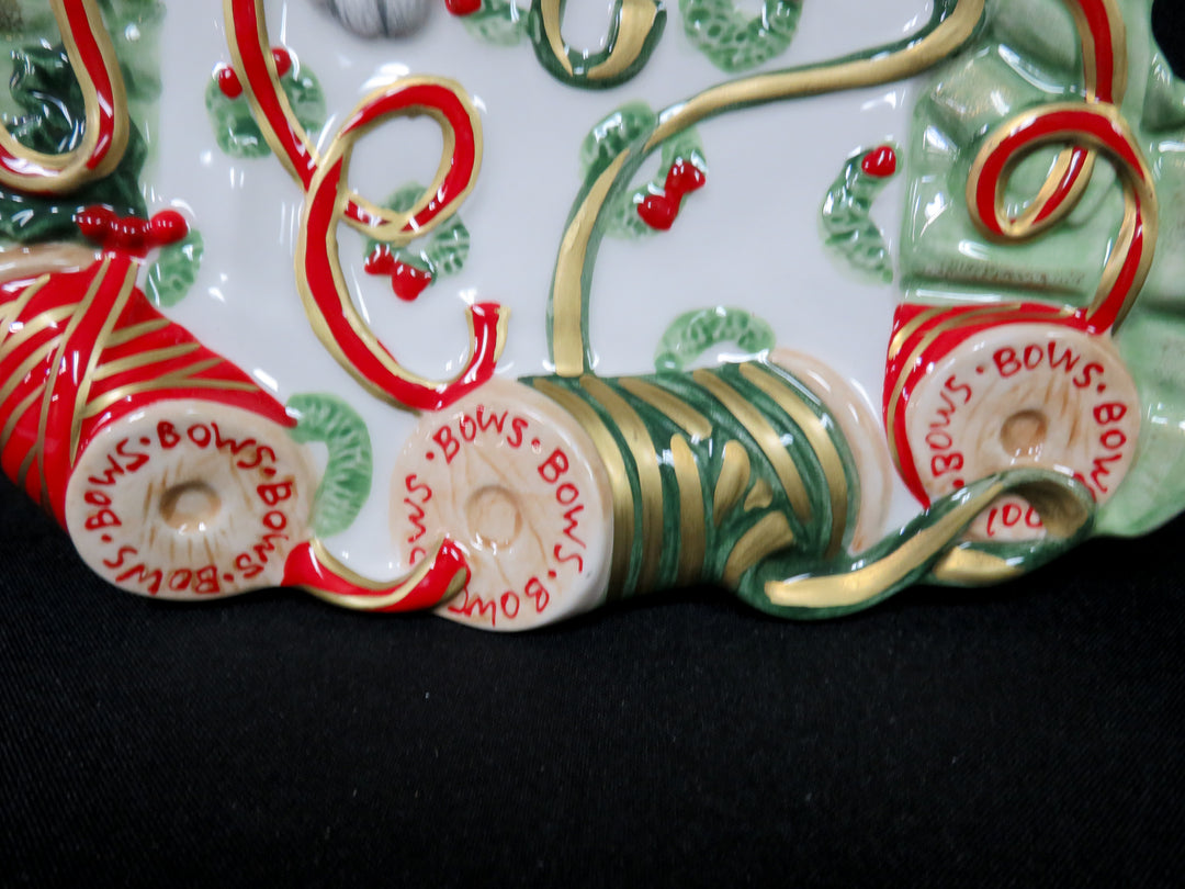 Fitz & Floyd "Kitty Kringle" Plate