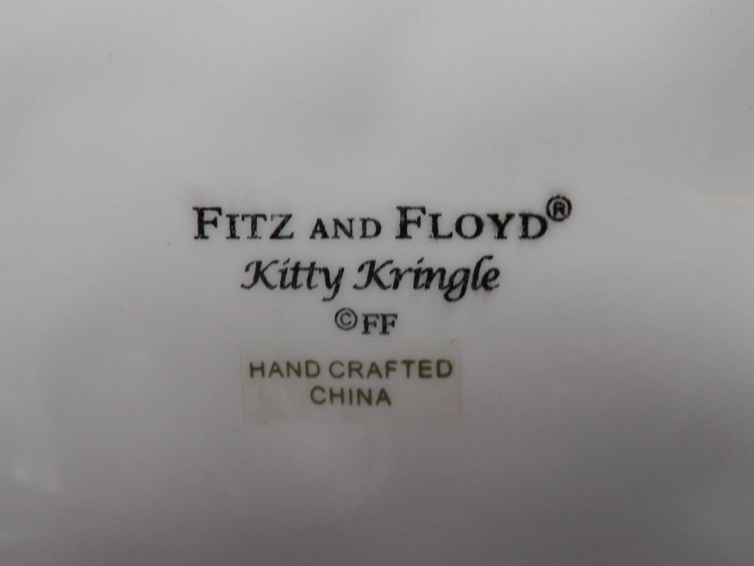 Fitz & Floyd "Kitty Kringle" Plate