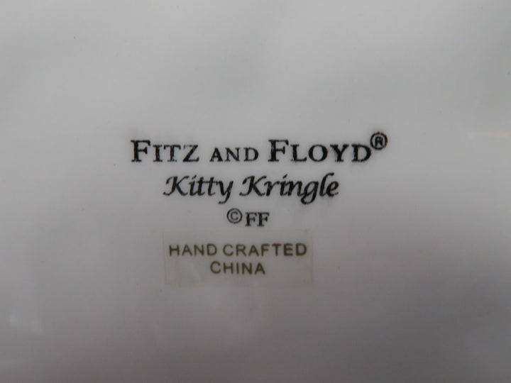 Fitz & Floyd "Kitty Kringle" Plate