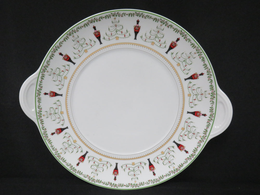 Bernardaud Handled Cake Plate