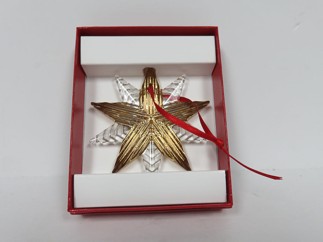 Baccarat Noel Gold Star