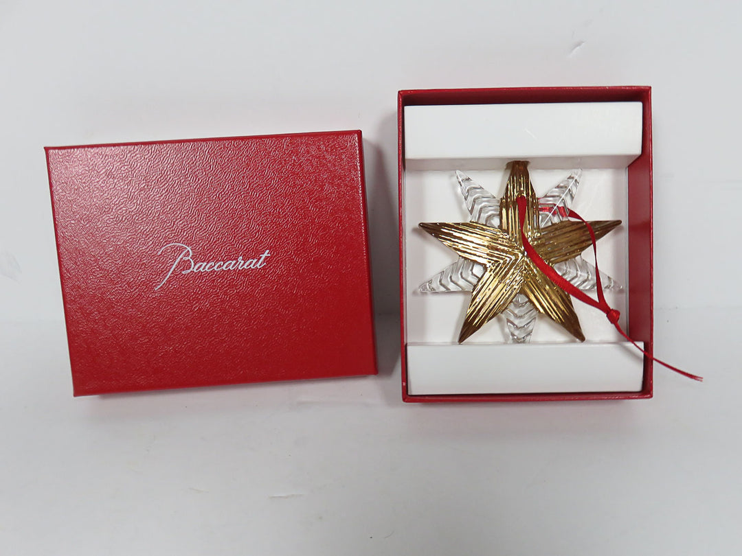 Baccarat Noel Gold Star