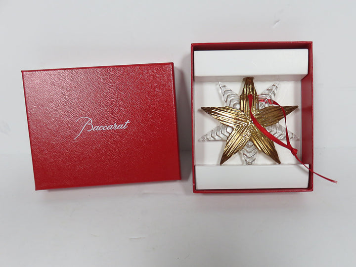 Baccarat Noel Gold Star