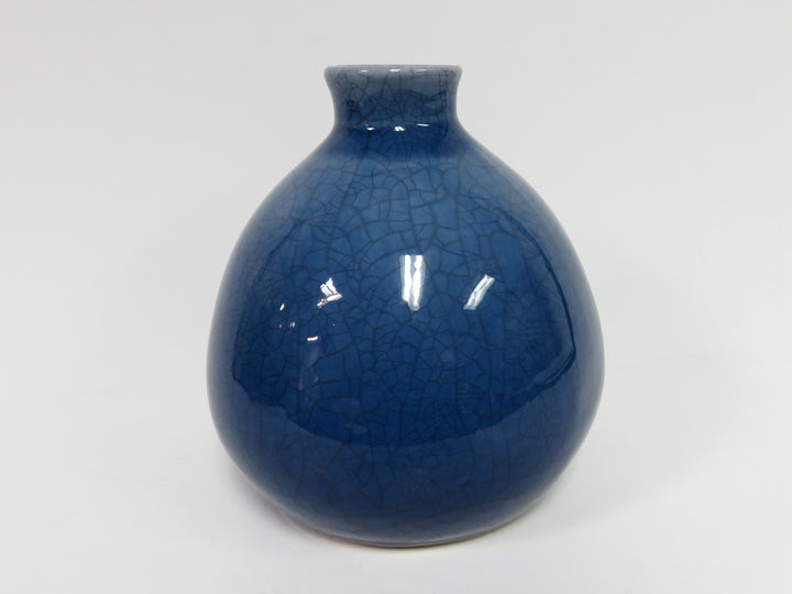 Crate & Barrel Blue Vase