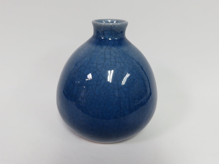 Crate & Barrel Blue Vase