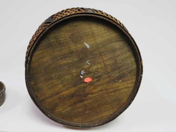 Global Views Lidded Woven Basket