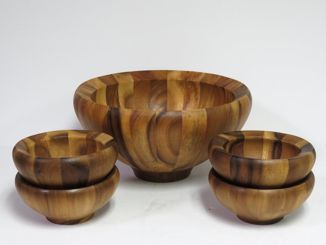 Nambe "Yaro" Salad Bowl Set