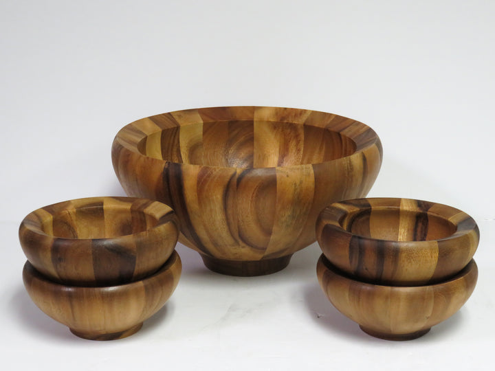 Nambe "Yaro" Salad Bowl Set