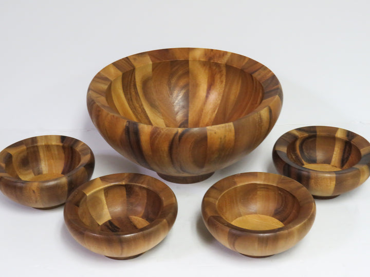 Nambe "Yaro" Salad Bowl Set