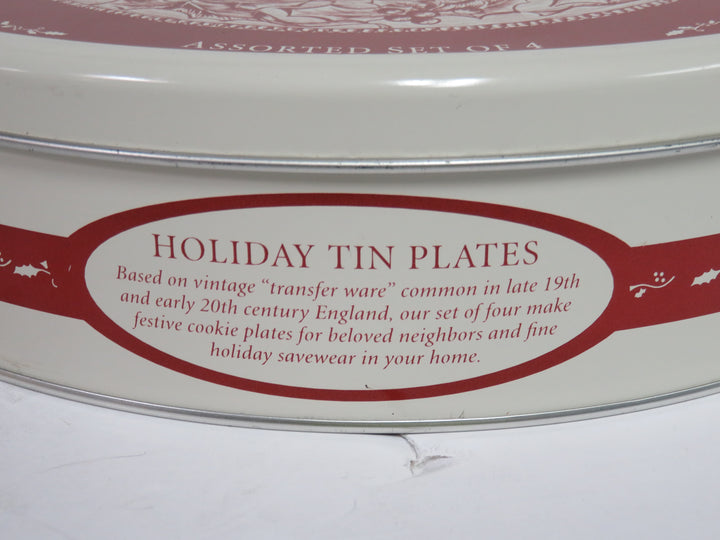 Restoration Hardware Christmas Tin Plates